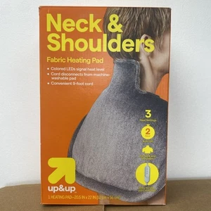 Arriba y arriba - Almohadilla térmica de tela para cuello y hombros, 3 ajustes, apagado automático, LED Cont - Imagen 1 de 4