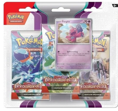 THE POKEMON COMPANY INTERNATIONAL IRELAND LIMITED PKM KP02 3-Pack Blister DE Forgita