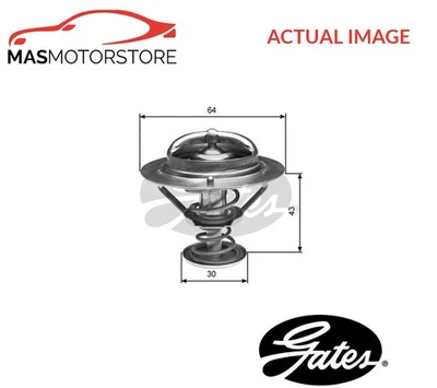 ENGINE COOLANT THERMOSTAT GATES TH27088G1 P FOR MITSUBISHI PAJERO II - Image 1 of 4