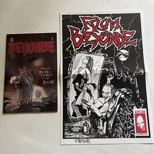From Beyonde 1 Early Al Columbia Nm/M w/ rare poster signed by Frank Forte 90s - Picture 1 of 13