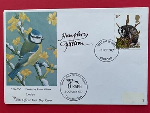 OFFIZIELLE RSPB 1977 Nature FDC signiert Humphrey Lyttelton - Ref J3 - Bild 1 von 1