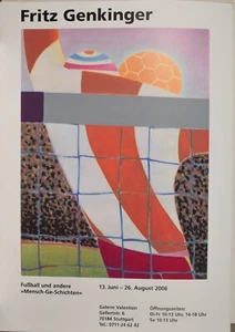 Fritz Genkinger / Litografía en color / ¡no firmada a mano!! /Cartel de exposición/2006 - Imagen 1 de 2