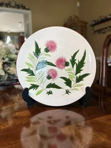 Vintage Dinner Plate Thistle (Pink Thistle) by STANGL - Picture 1 of 2