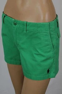 Ralph Lauren Sport Green Shorts Navy Blue Pony Logo NWT - Picture 1 of 1