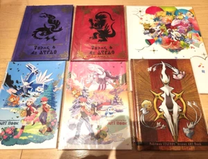 【NEW】Pokemon Art Book 6 Set Scarlet Violet Arceus Pearl Diamond Sword and Shield - Picture 1 of 2