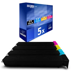 5x Cartouche Remplace Konica Minolta TN-613C TN-613K TN-613M - Photo 1/3