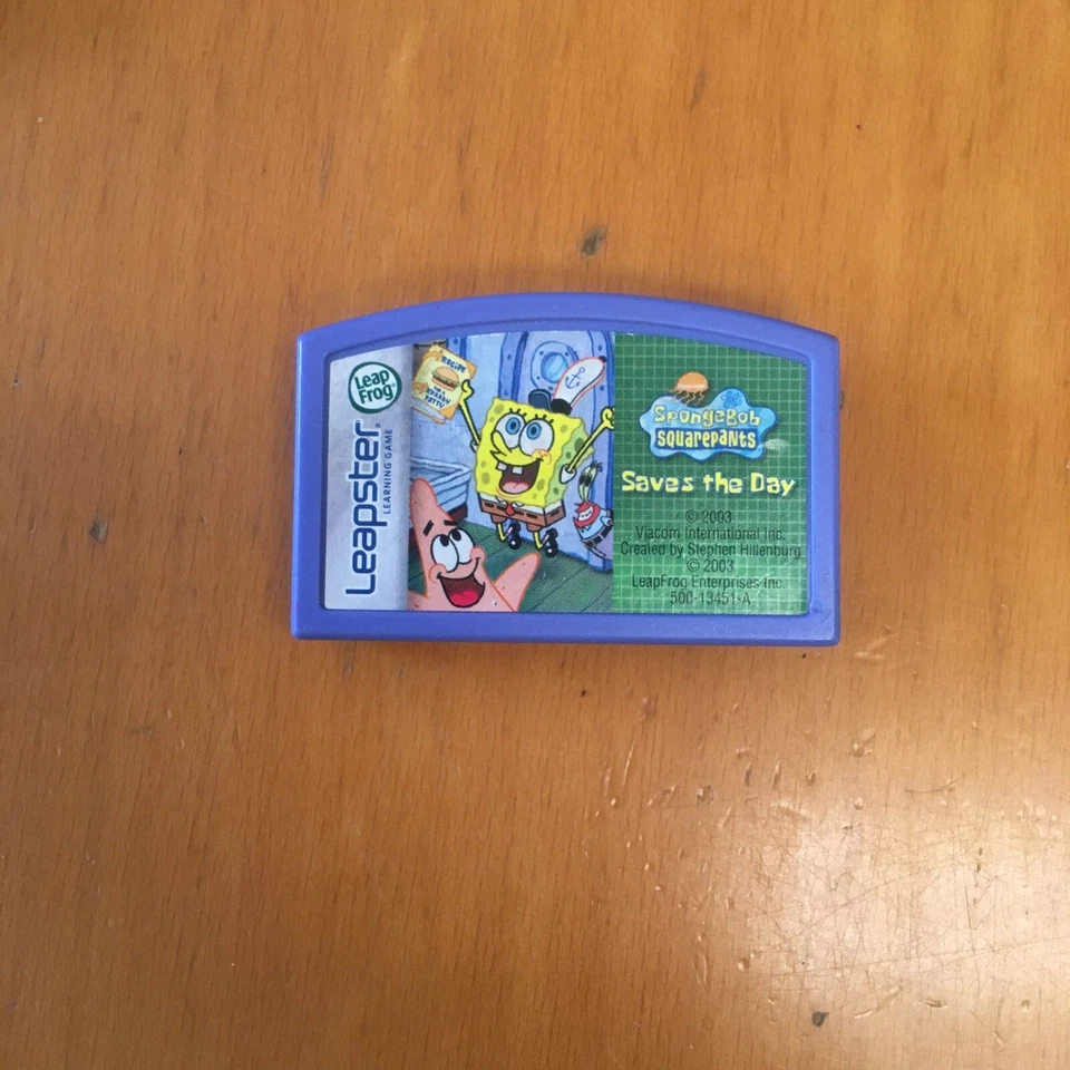 Leap Frog Leapster SPONGEBOB SQUAREPANTS SAVES THE DAY Game  Cartridge - Image 1 of 1