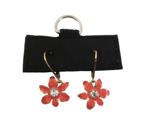KATE SPADE Lovely Lilies enamel flower earrings NWOT - Picture 1 of 3