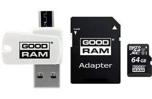 5908267930281 Goodram All in one M1A4-0640R12 Karta pamięci 64 GB MicroSDXC Kla - Zdjęcie 1 z 1