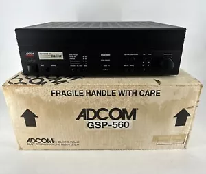 MINT Boxed Adcom GSP-560 Pre-Amplifier Home Theater Amplifier with Original Box - Picture 1 of 12