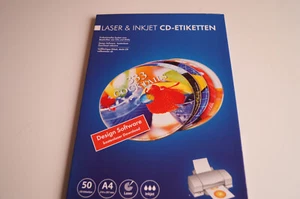 Laser & Inkjet CD-Etiketten neu 50 Stück, OVP, neu , Printparade - Bild 1 von 3