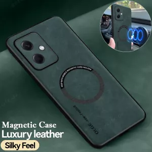 Magsafe Magnetic Case For Xiaomi 13T Pro 12T Poco X6 Pro Leather Slim Soft Cover - Bild 1 von 22