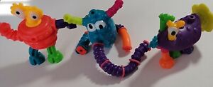 4 Tangle Twist A Zoid Nickelodeon McDonalds Toy 1996~~Lot of 3