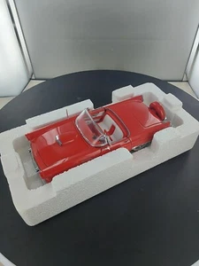 Danbury Mint 1956 Ford Thunderbird Red, missing top,Comes In Box - Picture 1 of 5