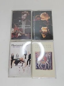 Eric Clapton Unplugged Rod Stewart Fleetwood Mac Simon Vintage Cassette Tape Lot - Foto 1 di 7