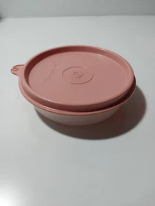 Vintage Tupperware Kleine Wunder Snackschüssel transparent #1286 mit blauem Deckel A54 - Bild 1 von 1