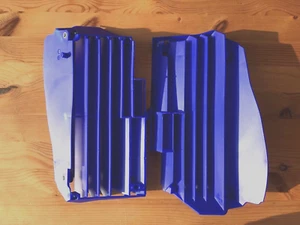 Yamaha WRF 450 WR450F 2019-2023 RADIADOR LAMAS PROTECTORES DE RUEDA AZUL - Imagen 1 de 1