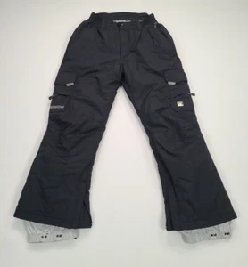 Rip Zone Pants Boys Medium Black Waterproof Winter Ski Snow Gear Youth Kids - Picture 1 of 8