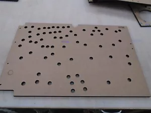 Creature Black Lagoon Pinball Replacement Backbox light panel wood - Picture 1 of 1