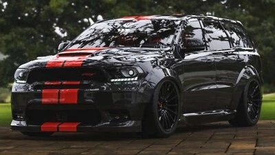 PARA Dodge Durango + TODOS LOS MODELOS JEEP 10" Racing Stripes Gráficos Vinilo 40 PIES  Foto 1 de 4