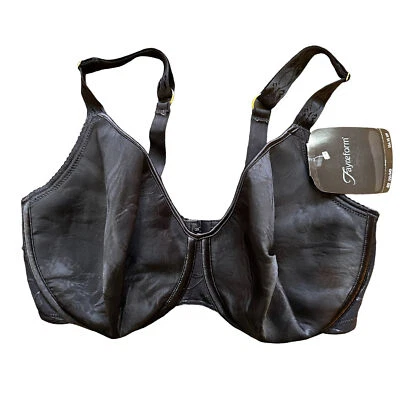 Sujetador con aros Fayreform Virtual Dream talla 12G bordado negro y crema nuevo con etiquetas Foto 1 de 4