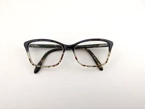 Vera Wang Eyeglasses, Frames Only, V915 SA Blue/Brown Tort, 52-15-135, Plastic - Picture 1 of 15
