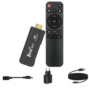 1X(TV98 STICK 2G+16G Android12.1 2.4G 5G WiFi Android BOX 4K 60Fps Decod5311 - Imagen 1 de 10