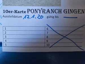 Gutschein über 5 x Ponyreiten - PONYRANCH GINGEN - Bild 1 von 2