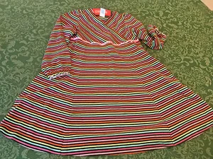 NWT Gymboree Rainbow mod imaginary friends twirl swing flare dress 7 vintage - Picture 1 of 4