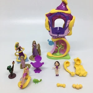 Disney Princesa Pequeño Reino Rapunzel's Stylin' Torre Incompleta + Figuras Extra. - Imagen 1 de 10