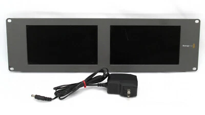 Blackmagic Design SmartView Duo 2 Dual 8-inch Intelligent 6G-SDI Rack Monitors - Image 1 of 3