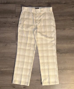 New Dickies Alma Cord Striped Pant Mens 36x33 High Rise Beige Corduroy Pants Tan - Picture 1 of 14