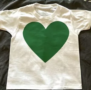 Toddler T Shirt Size 2-3t. Green Heart. - Picture 1 of 2