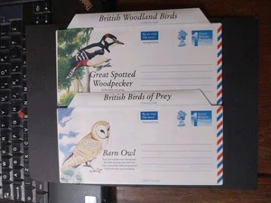 GB Aerogramme 1st Class Set of 6. ''Birds'' Envelopes Unused - Picture 1 of 10