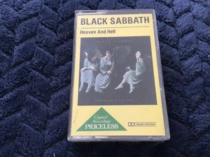 Black Sabbath Heaven and Hell reissue Cassette album UK. - Picture 1 of 4