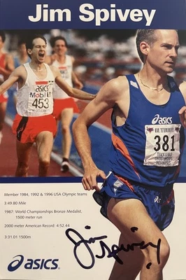 吉姆·斯皮维 * * 签名/亲笔签名 * * 3 次奥运选手 #3 — 第 1/4 张图片