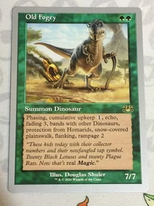 D557 Magic The Gathering Magic The Gathering Old Fogey raro casi nuevo - Imagen 1 de 12