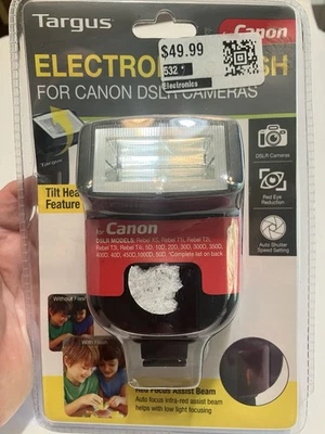 ⚡️Targus TG-DL20C Electronic Flash For Canon DSLR Cameras NEW!! - Image 1 of 4