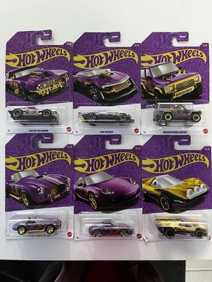 Hot Wheels 2025 Edición 57 Aniversario Púrpura y Dorado ¡Juego Completo con Persecución! Foto 1 de 4