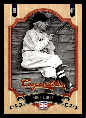 Panini Coopertown Hugh Duffy 27 2012 béisbol Boston Beaneaters como nuevo Foto 1 de 2