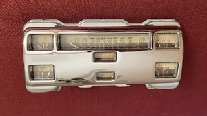 1940 FORD DELUXE CHROME INSTRUMENT GAUGE CLUSTER PANEL *FULLY RESTORED & TESTED* - Picture 1 of 7