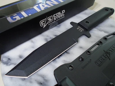 Cold Steel GI Tanto Fixed Blade Combat Hunter Knife Full Tang 1055CS #80PGTK New - Image 1 of 4