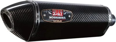 Tubo de escape Yosh R-77 Race doble deslizamiento CF Kawasaki Ninja ZX14R 12-21 Foto 1 de 4