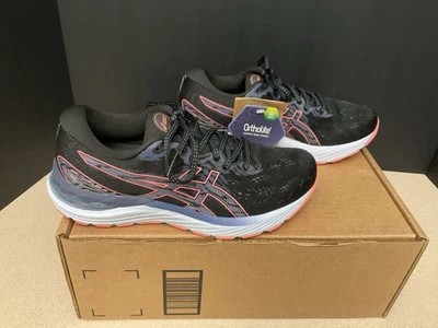 New! Womens Asics Gel-Cumulus 23 Black/Blazing Coral Running Shoes. Size 5. Nice - Image 1 of 4