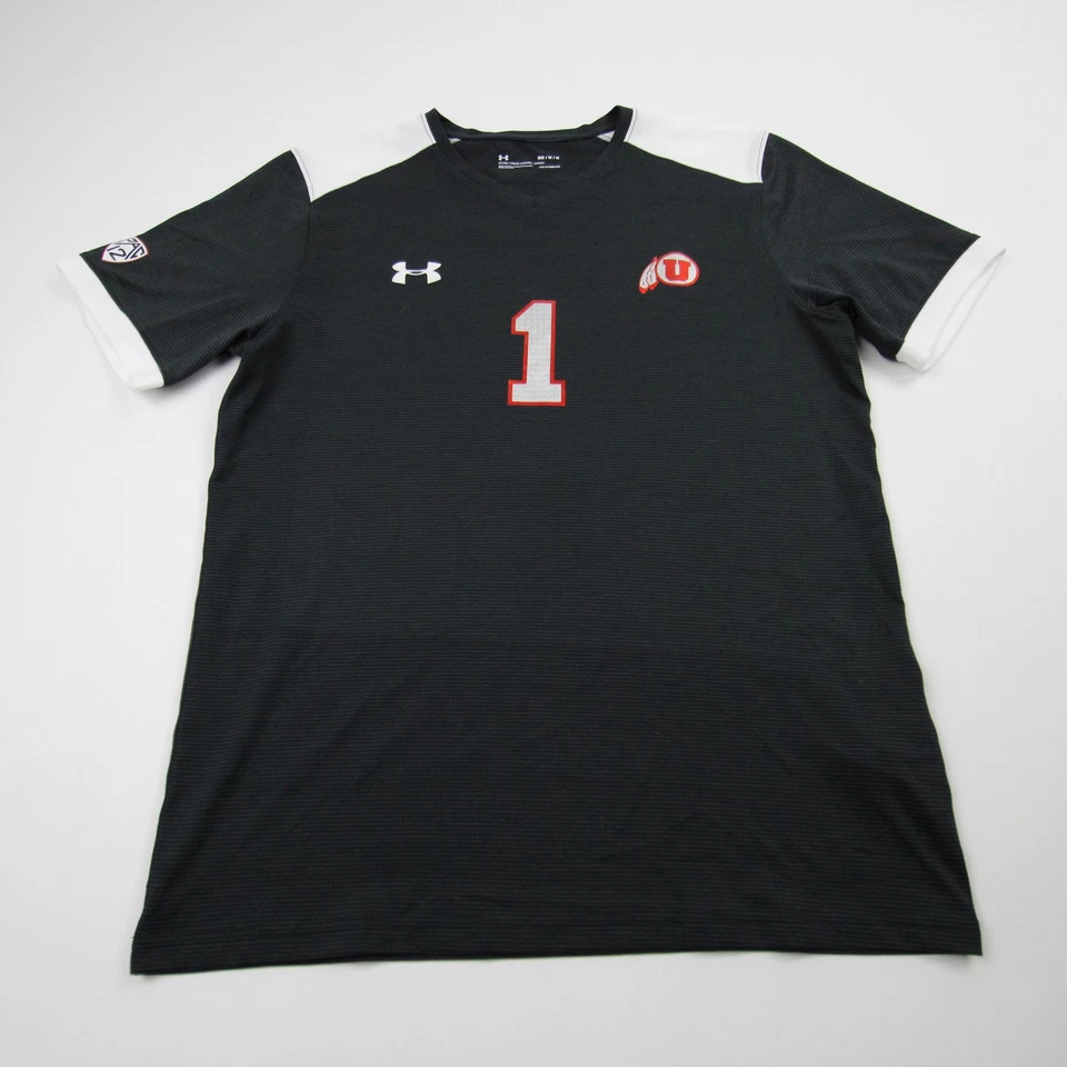 Utah Utes Under Armour Game Jersey - Soccer Women's Black/White Used - Image 1 of 1