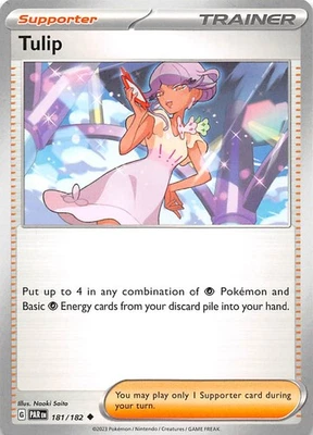 Tulip 181/182 SV04 Paradox Rift Pokemon 009816 - Image 1 of 2
