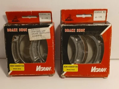  Zapatas de freno delanteras y traseras Honda 125 XR185 XL185S XR600 1979-1983 VESRAH VB-126 Foto 1 de 4