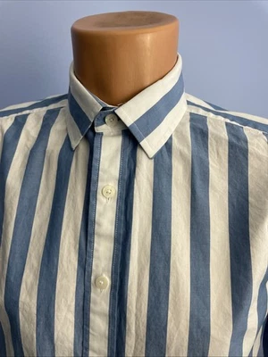 UNTUCKit LONG SLEEVE Button Shirt  Cotton  Sz Small Slim Fit Thick Stripe - Image 1 of 4
