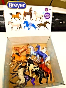 Breyer Reeves- Lot of (12) Mini Horses Assorted Breeds & Years - Picture 1 of 7