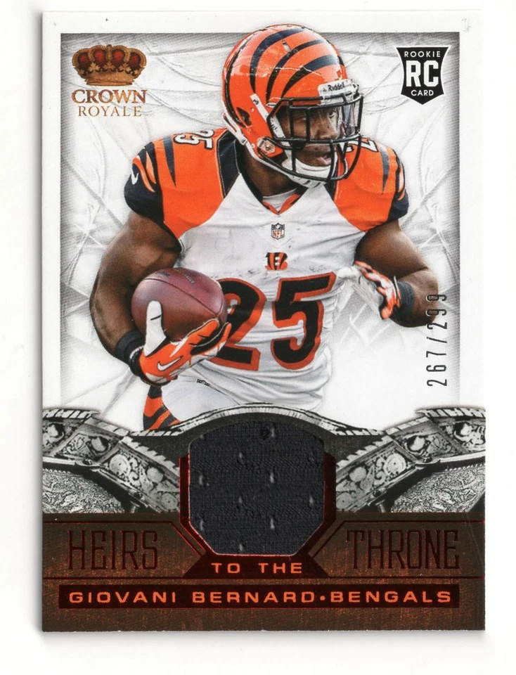  2013 Crown Royale Heirs to the Throne Materials #12 Giovani Bernard 267/299 - Image 1 of 1